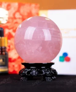 Quả Cầu Phong Thủy Đá Thạch Anh Hồng - 0,51kg - M1479051