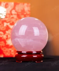 Quả Cầu Phong Thủy Đá Thạch Anh Hồng - 0,51kg - M1479051
