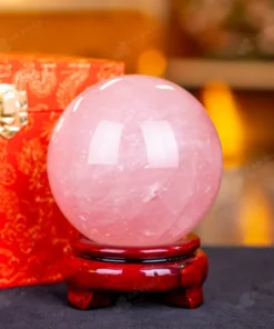 Quả Cầu Phong Thủy Đá Thạch Anh Hồng - 1,08kg - M1479108