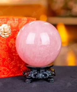 Quả Cầu Phong Thủy Đá Thạch Anh Hồng - 1,08kg - M1479108