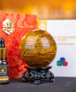 Quả Cầu Phong Thủy Đá Mắt Hổ - 0,5kg - M276905