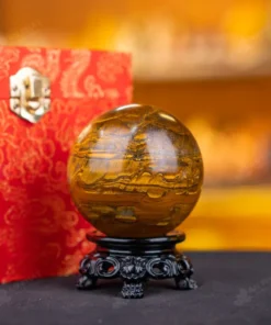 Quả Cầu Phong Thủy Đá Mắt Hổ - 0,5kg - M276905