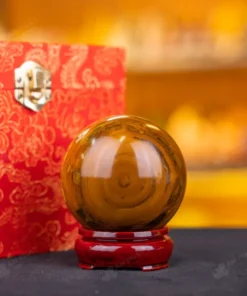 Quả Cầu Phong Thủy Đá Mắt Hổ - 0,5kg - M276905