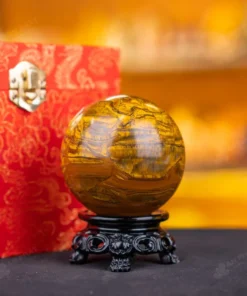 Quả Cầu Phong Thủy Đá Mắt Hổ - 0,5kg - M276905