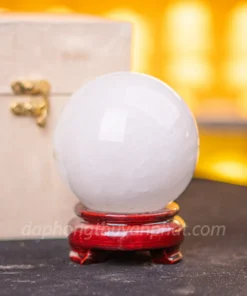 Quả Cầu Phong Thuỷ Thạch Anh Trắng 1,18kg - M06066