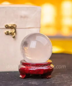 Quả Cầu Phong Thuỷ Thạch Anh Trắng 0.5kg - 7cm - M08892