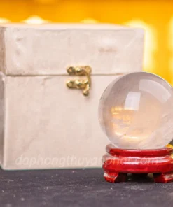 Quả Cầu Phong Thuỷ Thạch Anh Trắng 0.84kg - M08891