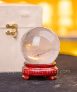 Quả Cầu Phong Thuỷ Thạch Anh Trắng 0.84kg - M08891