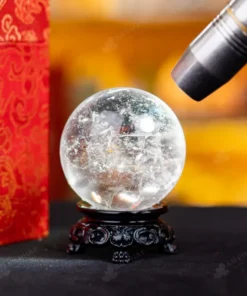Quả Cầu Phong Thủy Đá Thạch Anh Trắng - 0,26Kg - M2816026