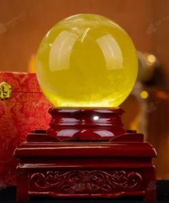 Quả Cầu Phong Thủy Đá Thạch Anh Vàng 1A - 5,1kg - M197751