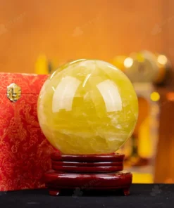 Quả Cầu Phong Thủy Đá Thạch Anh Vàng 1A - 5,1kg - M197751