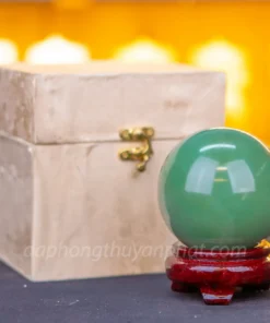 Quả Cầu Thạch Anh Xanh - Fluorite Xanh - 1kg - 9cm M05495