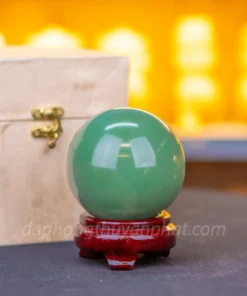 Quả Cầu Thạch Anh Xanh - Fluorite Xanh - 1kg - 9cm M05495