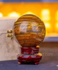 Qủa Cầu Đá Mắt Hổ 2.39kg - 11.5cm - M3902