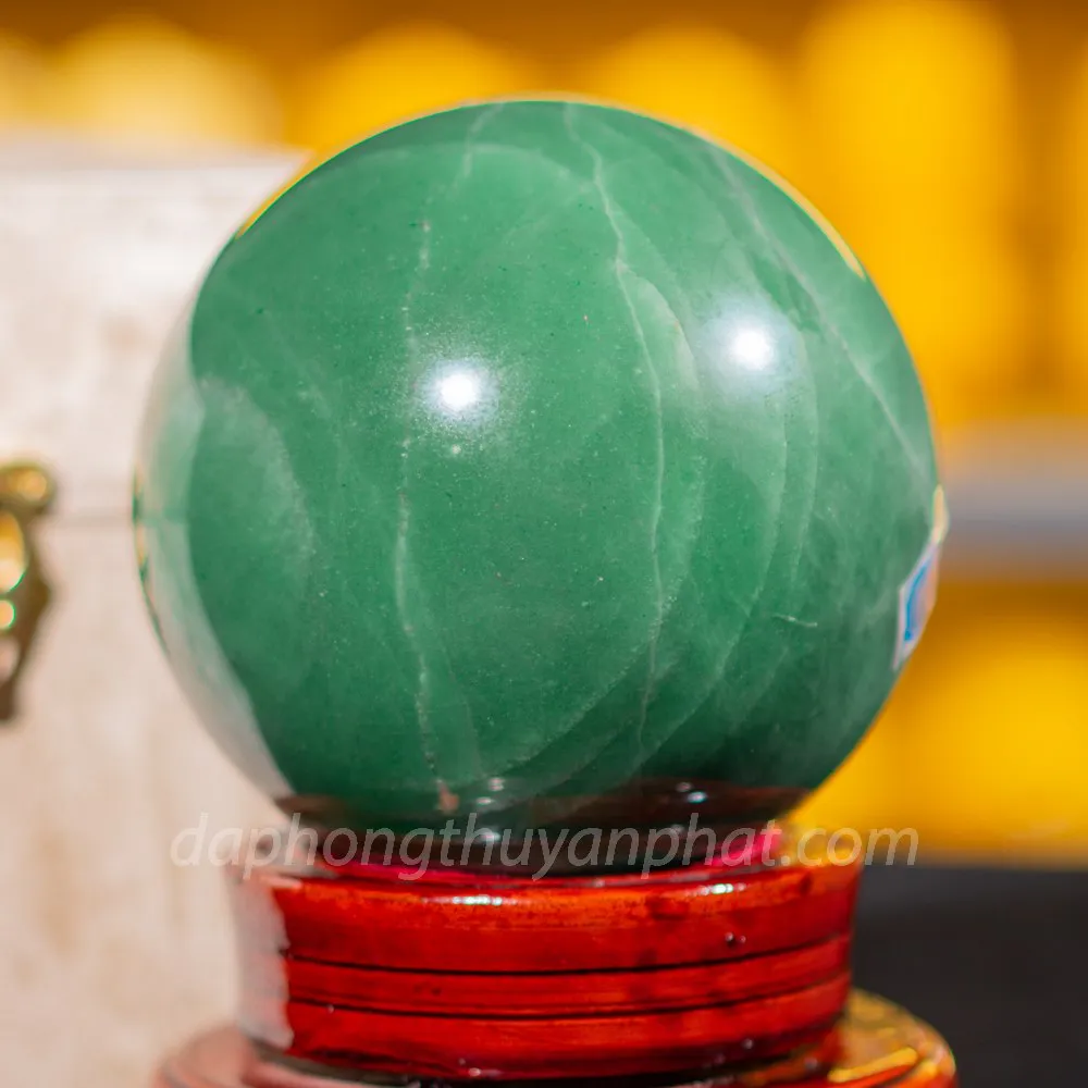 Quả Cầu Thạch Anh Xanh - Fluorite Xanh - 1,94kg - 10cm M05491