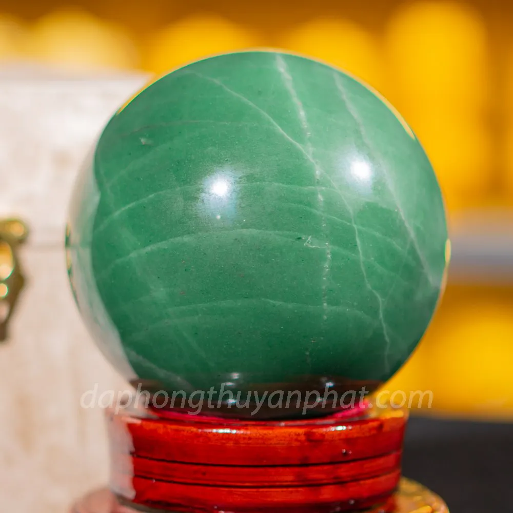 Quả Cầu Thạch Anh Xanh - Fluorite Xanh - 1,94kg - 10cm M05491