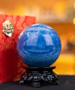 Quả Cầu Thạch Anh Xanh Nước Biển - 0,75kg - M2818075