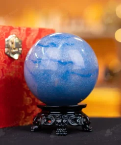 Quả Cầu Thạch Anh Xanh Nước Biển - 0,97kg - M2818097