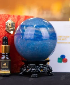 Quả Cầu Thạch Anh Xanh Nước Biển - 1,03kg - M2818103