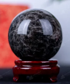 Quả Cầu Phong Thủy Đá Thạch Anh Đen - 0,96kg - M2602096