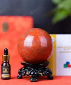 Quả Cầu Ngọc Bích Đỏ - 1,29kg - M0210129