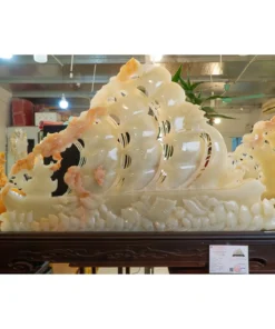 Tác Phẩm Thuận Buồm Đá Phong Thủy, Đá Ngọc Onyx (Quà Tặng Phong Thủy VIP) M2404