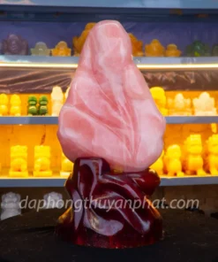 Đá Cảnh - Đá Trấn Trạch Thạch Anh Hồng 11Kg - M1657