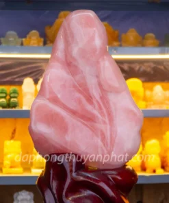 Đá Cảnh - Đá Trấn Trạch Thạch Anh Hồng 11Kg - M1657