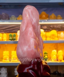 Đá Cảnh - Đá Trấn Trạch Thạch Anh Hồng 11Kg - M1657