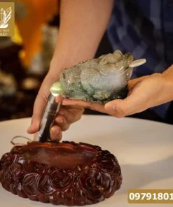 Thiềm Thừ Ngọc | Thiềm Thừ Ngọc Phỉ Thúy | Thiềm Thừ (Cóc 3 Chân, Cóc Ngậm Tiền) Ngọc Jadeit - M14591