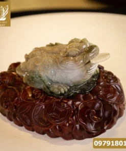 Thiềm Thừ Ngọc | Thiềm Thừ Ngọc Phỉ Thúy | Thiềm Thừ (Cóc 3 Chân, Cóc Ngậm Tiền) Ngọc Jadeit - M14591