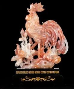 Tác Phẩm Thiên Hạ Thái Bình Đá Phong Thủy, Đá Ngọc Onyx (Quà Tặng Phong Thủy VIP) M2393