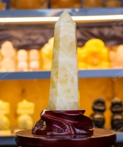 Trụ thạch anh vàng | trụ đá thạch anh vàng 2.11kg