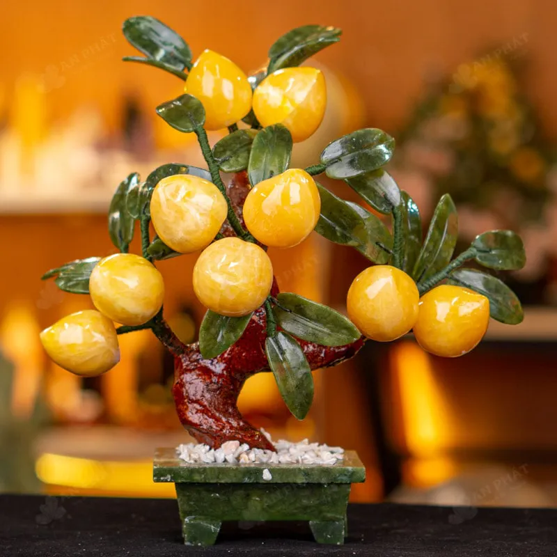 Cây Đào Đá Ngọc Hoàng Long 9 Quả 016-049DN-9