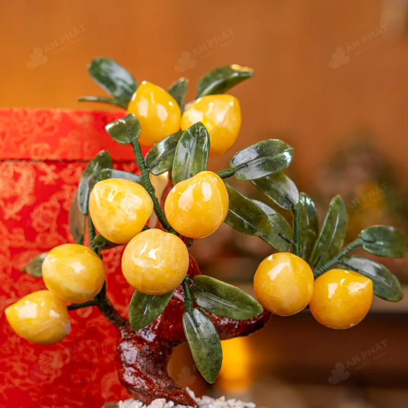 Cây Đào Đá Ngọc Hoàng Long 9 Quả 016-049DN-9