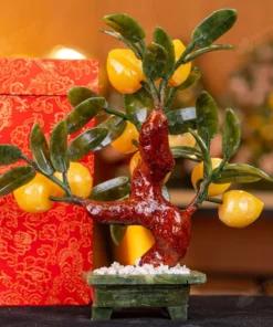 Cây Đào Đá Ngọc Hoàng Long 9 Quả 016-049DN-9