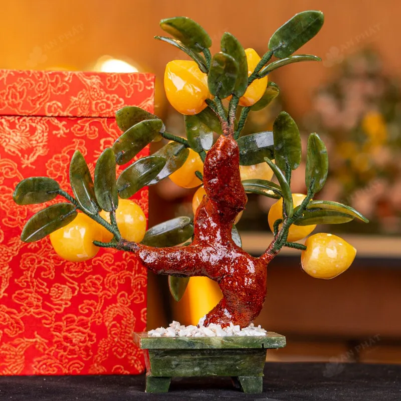 Cây Đào Đá Ngọc Hoàng Long 9 Quả 016-049DN-9