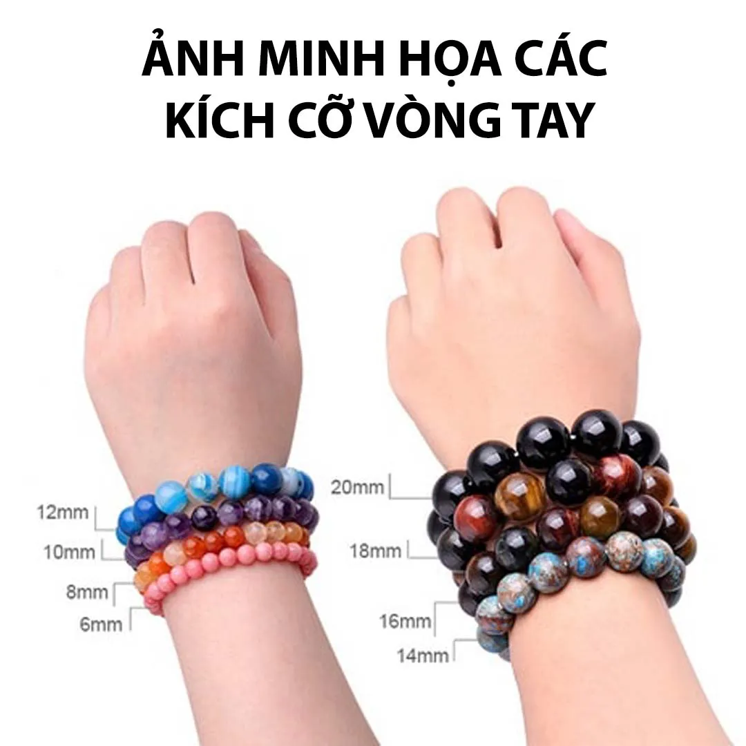 Vòng Tay Mã Não Vàng 1A 14 Ly 079-0351A-14