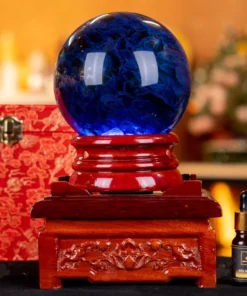 Quả Cầu Đá Núi Lửa Xanh Nước Biển - 2,13kg - M2907213