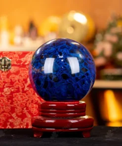 Quả Cầu Đá Núi Lửa Xanh Nước Biển - 2,13kg - M2907213