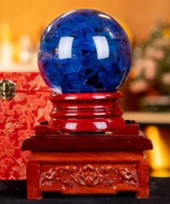 Quả Cầu Đá Núi Lửa Xanh Nước Biển - 2,13kg - M2907213