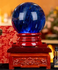 Quả Cầu Đá Núi Lửa Xanh Nước Biển - 2,5kg - M290725