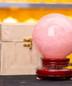 Quả Cầu Thạch Anh Hồng 4A 3,24kg - M14792