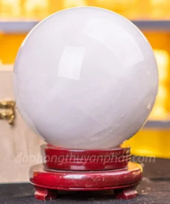 Quả Cầu Phong Thủy Đá Thạch Anh Trắng - 8,3kg - 17cm M060618