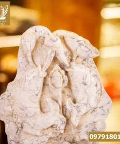 Cá Chép Nhả Ngọc Đá Howlite 23kg - M1564