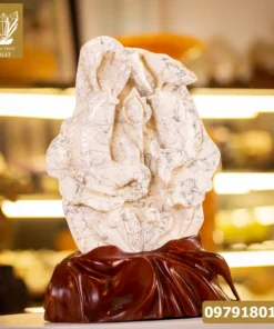 Cá Chép Nhả Ngọc Đá Howlite 23kg - M1564