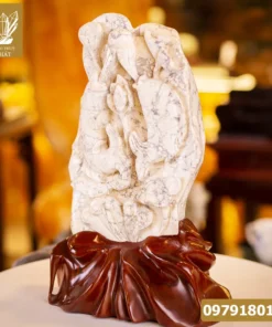 Cá Chép Nhả Ngọc Đá Howlite 23kg - M1564