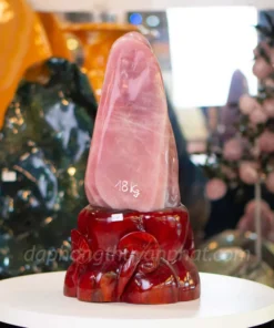 Đá Cảnh, Đá Trấn Trạch Thạch Anh Hồng 18kg - M1657