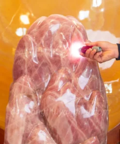 Đá Cảnh, Đá Trấn Trạch Thạch Anh Hồng 137kg M1657