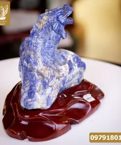 Cá Rồng - Cá Chép Hóa Rồng Ngọc Lapit Lazurite, Quà Tặng Phong Thủy, Quà Tặng Sếp - M0823